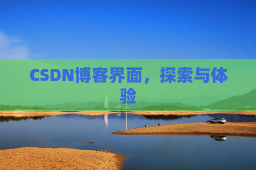 CSDN博客界面，探索与体验